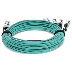 AddOn Networks CAB-Q-S-AOC-20M-AO InfiniBand/fibre optic cable 5 m QSFP28 4xSFP+ Aqua colour