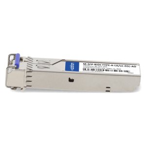 AddOn Networks Hirschmann M-SFP-BIDI-TYPE-A-LX/LC-EEC Compatible TAA 1000Base-BX SFP Transceiver (SMF, 1310nmTx/1550nmRx, 20km, LC, DOM, -40 to 85C)