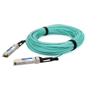 AddOn Networks MC2207310-100-AO InfiniBand/fibre optic cable 100 m QSFP+ AOC Aqua colour