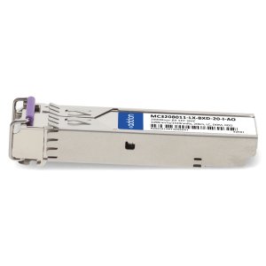 AddOn Networks Mellanox MC3208011-LX-BXD-20-I Compatible TAA 1000Base-BX SFP Transceiver (SMF, 1490nmTx/1310nmRx, 20km, LC, DOM, -40 to 85C)