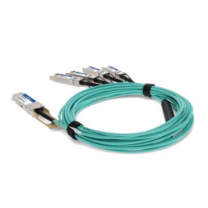 AddOn Networks MFA7A50-C010-AO InfiniBand/fibre optic cable 10 m QSFP28 4x SFP28 AOC Aqua colour
