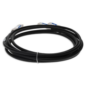 AddOn Networks Juniper Networks QDD-2X200G-2P5M Compatible TAA Compliant 200GBase-CU QSFPDD to 2x QSFP28 Direct Attach Breakout Cable (Passive Twinax, 2.5m)
