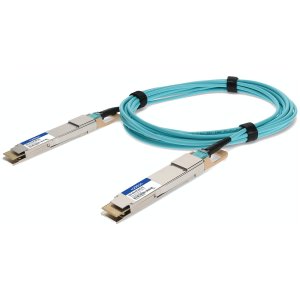 AddOn Networks QDD-400-AOC10M-AO InfiniBand/fibre optic cable 10 m QSFP-DD AOC Aqua colour