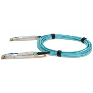 AddOn Networks QDD-400-AOC10M-AO InfiniBand/fibre optic cable 10 m QSFP-DD AOC Aqua colour