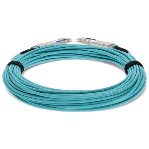 AddOn Networks QDD-400-AOC30M-AO InfiniBand/fibre optic cable 30 m QSFP-DD DAC Aqua colour