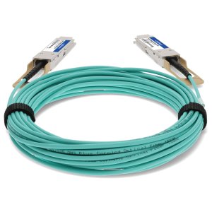 AddOn Networks Fortinet Compatible TAA 100GBase-AOC QSFP28 Active Optical Cable (850nm, MMF, 15m)