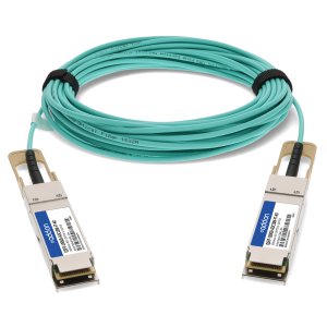 AddOn Networks QSFP-100GB-AOC10M-FT-AO InfiniBand/fibre optic cable 10 m QSFP28 MMF Aqua colour