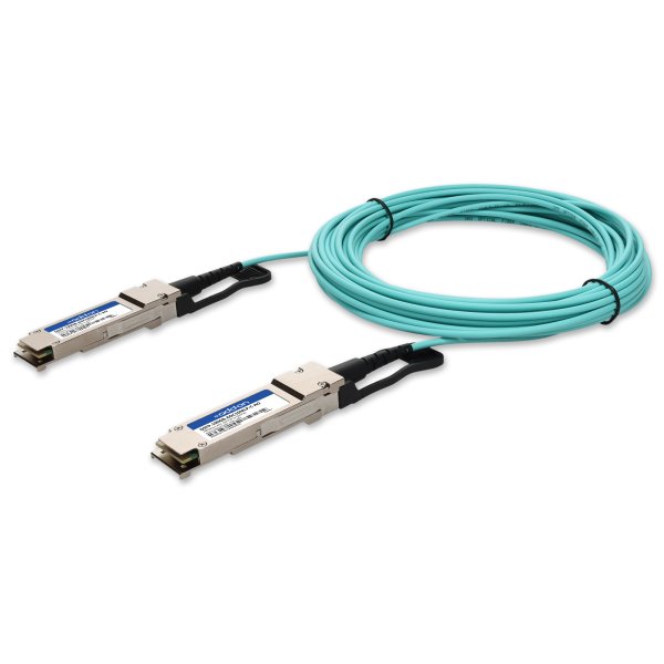 AddOn Networks QSFP-100GB-AOC50MLP-C-AO InfiniBand/fibre optic cable 50 m QSFP28 AOC Aqua colour