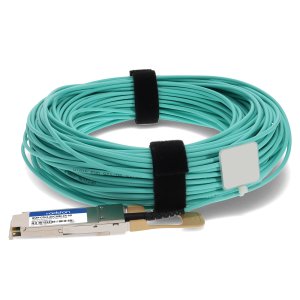 AddOn Networks Ciena Compatible 100GBase-AOC QSFP28 to QSFP28 OTU4 Active Optical Cable (850nm, MMF, 30m)