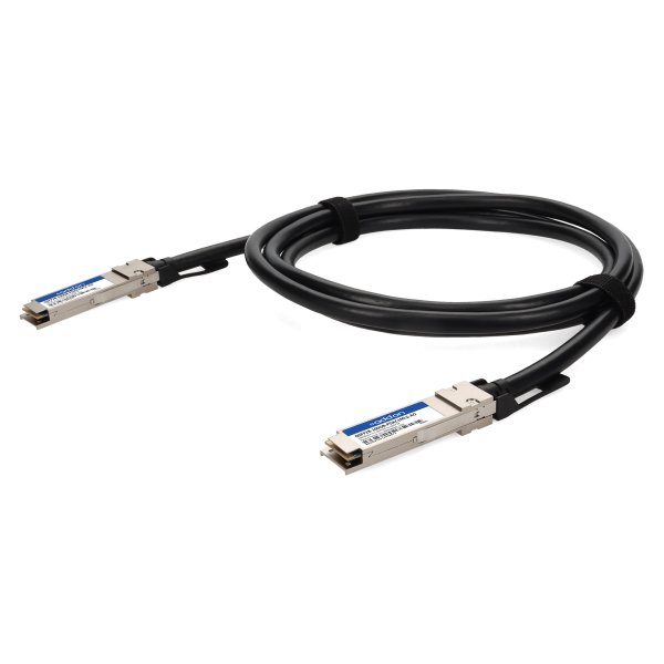 AddOn Networks MSA and TAA 100GBase-CU QSFP28 to QSFP28 Direct Attach Cable (Passive Twinax, 1m, Infiniband EDR, 30AWG, LSZH)
