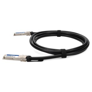 AddOn Networks MSA and TAA 100GBase-CU QSFP28 to QSFP28 Direct Attach Cable (Passive Twinax, 1m, Infiniband EDR, 30AWG, LSZH)