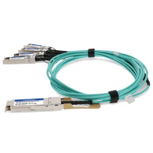 AddOn Networks Brocade (Formerly) Compatible TAA Compliant 100GBase-AOC QSFP28 to 4xSFP28 Direct Attach Cable (850nm, MMF, 10m)