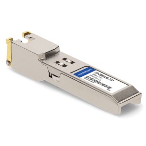 AddOn Networks MSA and TAA 10/100/1000Base-TX SFP Transceiver (Copper, 100m, RJ-45)