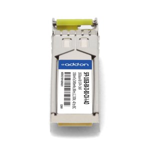 AddOn Networks Calix Compatible TAA 10GBase-BX SFP+ Transceiver (SMF, 1550nmTx/1490nmRx, 80km, LC, DOM, -40 to 85C)