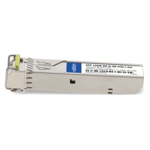 AddOn Networks Huawei Compatible TAA 10GBase-BX SFP+ Transceiver (SMF, 1550nmTx/1490nmRx, 80km, LC, DOM, -40 to 85C)