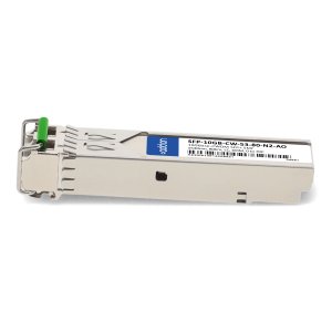 AddOn Networks Alcatel-Lucent Nokia 3AL82048AD Compatible TAA 10GBase-CWDM SFP+ Transceiver (SMF, 1530nm, 80km, LC, DOM)