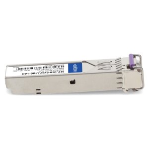 AddOn Networks MSA and TAA 1000Base-BX SFP Transceiver (SMF, 1490nmTx/1570nmRx, 80km, LC, DOM, -40 to 85C)