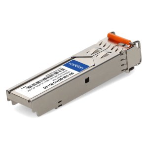 AddOn Networks MSA and TAA 1000Base-BX SFP Transceiver (SMF, 1570nmTx/1490nmRx, 80km, LC, DOM, -40 to 85C)
