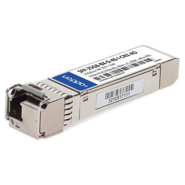 AddOn Networks Ciena Compatible TAA 25GBase-BX SFP28 Transceiver (SMF, 1310nmTx/1270nmRx, 40km, LC, DOM, -40 to 85C)
