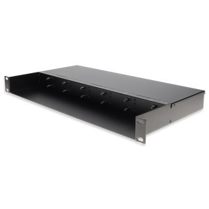 AddOn Networks Industrial Chassis for 1G Media Converter, Rack mountable 1U, 12 slots. Dual AC Power Supply