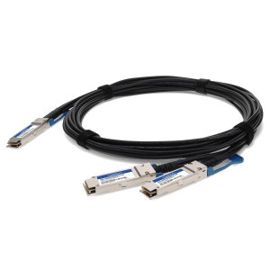 AddOn Networks Arista Networks CAB-Q-Q-100G-2-5M to Mellanox MCP1600-C02A Compatible TAA 100GBase-CU QSFP28 to 2xQSFP28 Direct Attach Cable (Passive Twinax, 2.5m)