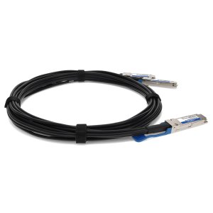AddOn Networks Arista Networks CAB-Q-Q-100G-2-5M to Mellanox MCP1600-C02A Compatible TAA 100GBase-CU QSFP28 to 2xQSFP28 Direct Attach Cable (Passive Twinax, 2.5m)