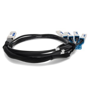 AddOn Networks ADD-Q28ARS28MX-P1-5M InfiniBand/fibre optic cable 1.5 m QSFP28 4xSFP28 Black