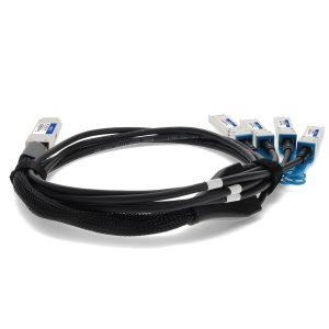 AddOn Networks ADD-Q28ARS28MX-P2-5M InfiniBand/fibre optic cable 2.5 m QSFP28 4xSFP28 Black