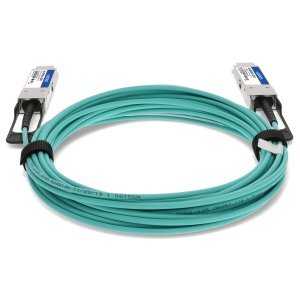 AddOn Networks ADD-QHPAQJU-AOC5M InfiniBand/fibre optic cable 5 m QSFP+ Aqua colour