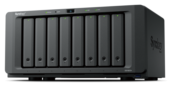 Synology DiskStation DS1825+ NAS/storage server Ryzen Embedded V1500B 8 GB DDR4 0 TB Black