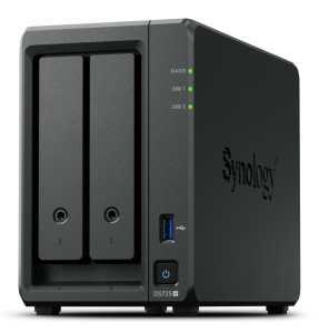 Synology DiskStation DS725+ NAS/storage server Ryzen Embedded R1600 4 GB DDR4 0 TB Black