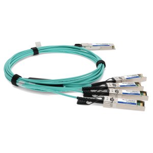 AddOn Networks Finisar FCBN510QE2C02 Compatible TAA Compliant 40GBase-AOC QSFP+ to 4xSFP+ Direct Attach Cable (850nm, MMF, 2m)