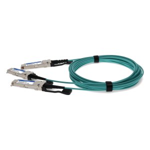 AddOn Networks MFS1S50-H005V-AO InfiniBand/fibre optic cable 5 m QSFP56 2x QSFP56 AOC Aqua colour