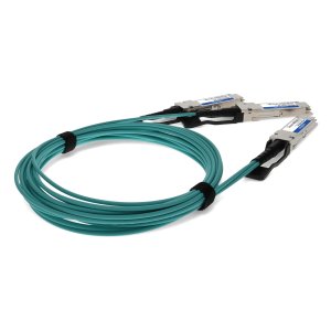AddOn Networks MFS1S50-H005V-AO InfiniBand/fibre optic cable 5 m QSFP56 2x QSFP56 AOC Aqua colour