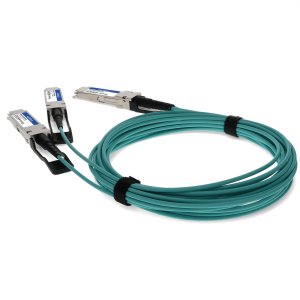 AddOn Networks MFS1S50-H010V-AO InfiniBand/fibre optic cable 10 m QSFP56 2x QSFP56 AOC Aqua colour