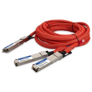 AddOn Networks OSFP-2OSFPRHS-ADAC4M-AO InfiniBand/fibre optic cable 4 m OSFP112 2x OSFP112-RHS AOC Red