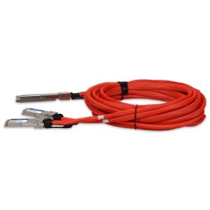 AddOn Networks MSA and TAA 400GBase-CU OSFP to 2xQSFP56 Direct Attach Cable Direct Attach Cable (Active Twinax, 5m)