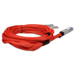 AddOn Networks Mellanox Compatible TAA 400GBase-CU OSFP to 2xQSFP56 Direct Attach Cable Direct Attach Cable (Active Twinax, 5m)