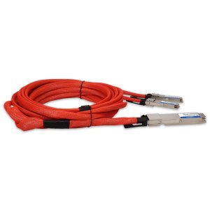 AddOn Networks Mellanox Compatible TAA 400GBase-CU OSFP to 2xQSFP56 Direct Attach Cable Direct Attach Cable (Active Twinax, 5m)