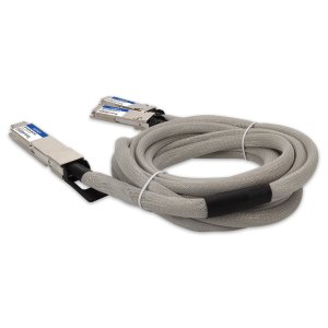 AddOn Networks MSA and TAA 400GBase-CU OSFP to 2xQSFP56 Direct Attach Cable Direct Attach Cable (Passive Twinax, 1m)