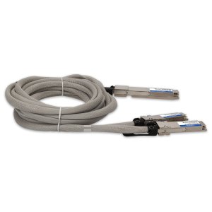 AddOn Networks MSA and TAA 400GBase-CU OSFP to 2xQSFP56 Direct Attach Cable Direct Attach Cable (Passive Twinax, 3m)