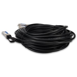 AddOn Networks MSA and TAA 200GBase-CU QSFP56 to 2xQSFP56 Direct Attach Cable (Active Twinax, 5m, Infiniband HDR)