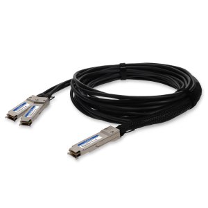 AddOn Networks Q56-2Q56-200GB-PDAC0-5M-MX-AO InfiniBand/fibre optic cable 0.5 m QSFP56 2x QSFP56 AOC Black