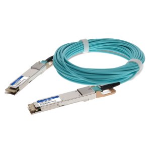 AddOn Networks QDD-400G-AOC-5M-AO InfiniBand/fibre optic cable QSFP-DD Aqua colour