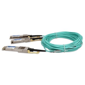 AddOn Networks QDD-400GB-2Q56-AOC3M-AR-AO InfiniBand/fibre optic cable 3 m QSFP-DD AOC Aqua colour