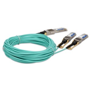 AddOn Networks QDD-400GB-2Q56-AOC3M-AR-AO InfiniBand/fibre optic cable 3 m QSFP-DD AOC Aqua colour