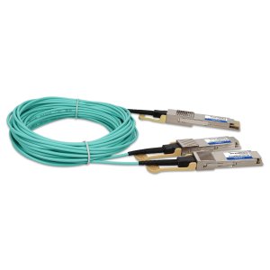 AddOn Networks QDD-400GB-2Q56-AOC3M-AR-AO InfiniBand/fibre optic cable 3 m QSFP-DD AOC Aqua colour