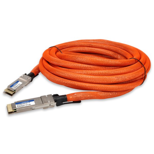 AddOn Networks QDD-400GB-ADAC1-5M-C-AO InfiniBand/fibre optic cable 1.5 m QSFP-DD AOC Orange