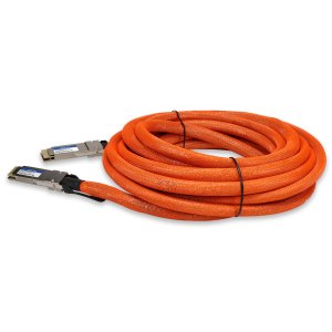 AddOn Networks MSA and TAA 400GBase-CU QSFP-DD to QSFP-DD Direct Attach Cable (Active Twinax, 3m)