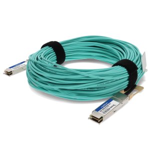 AddOn Networks QSFP-100GB-AOC35M-C-AO InfiniBand/fibre optic cable 35 m QSFP28 AOC Aqua colour